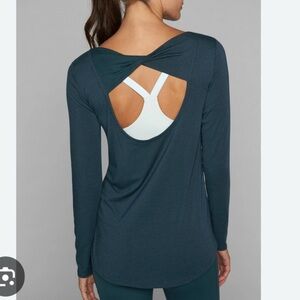 Athleta Open Back Long Sleeve Tee
